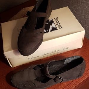 Rockport Heidi forest green suade shoes